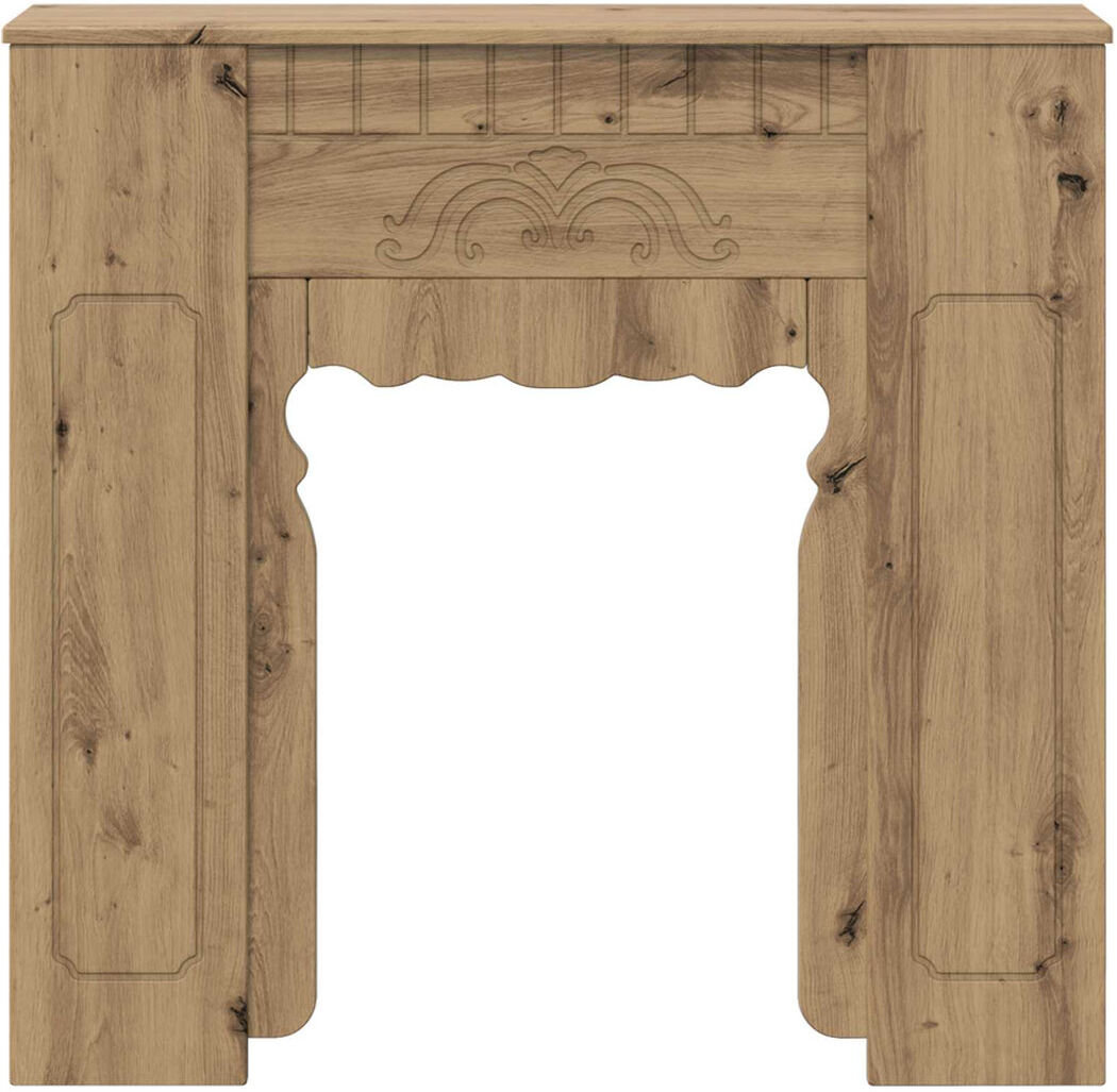 Lily Manor Fireplace Mantel Surround Artisan Oak 89cm H X 93cm W X 20cm D