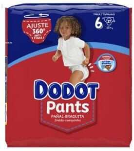 Dodot Pants Fralda Cueca T6 27 Unds