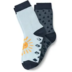 Tchibo - 2 Paar Kleinkind-Antirutsch-Socken - Kinder - Gr. 31-34 - dunkelblau
