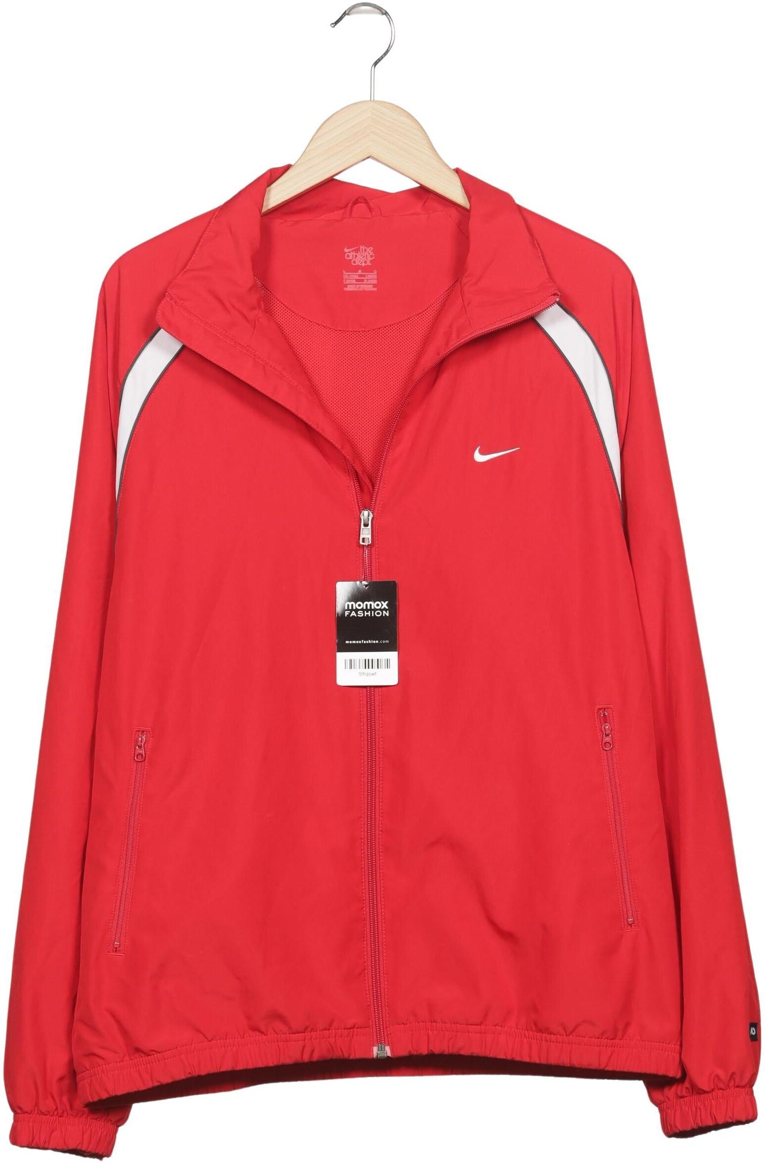 Nike Herren Jacke, Rot, Gr. L, Synthetik - Second Hand