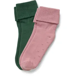Tchibo - 2 Paar Stoppersocken - Damen - Gr. 35-38 - dunkelgrün