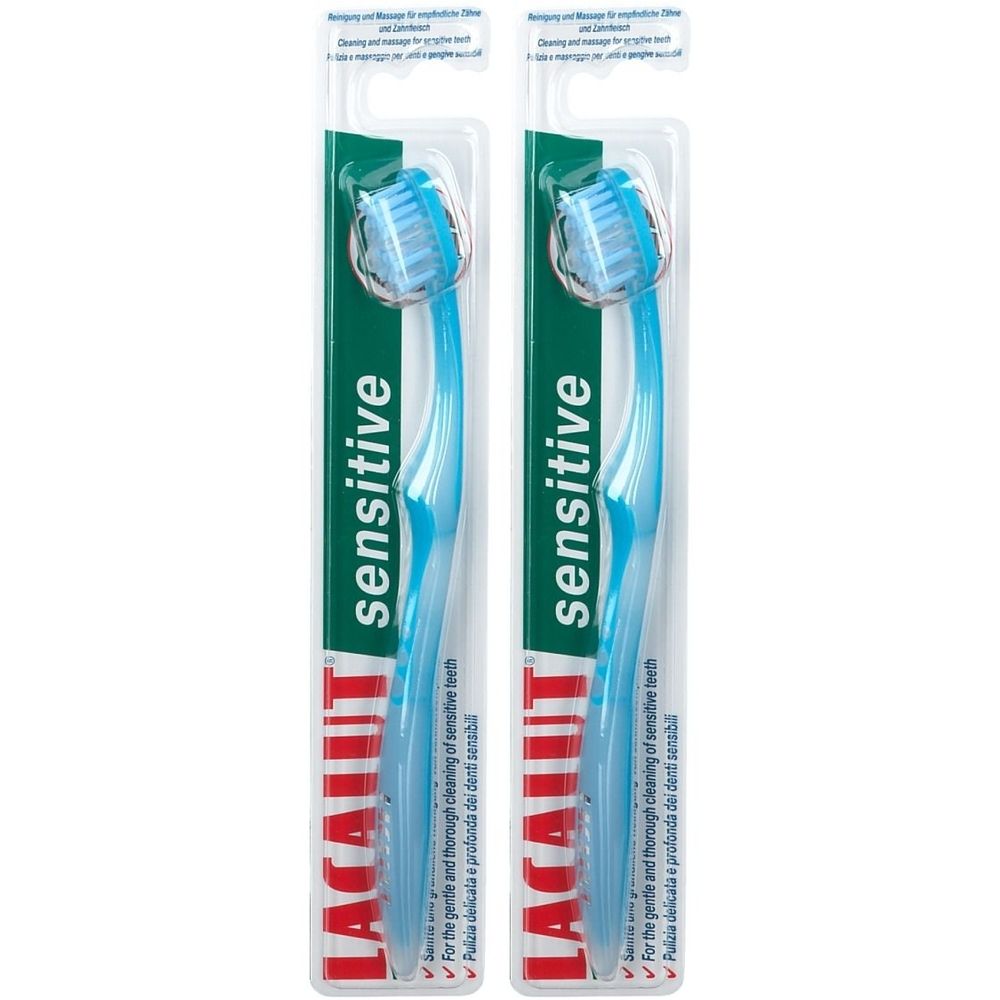 Lacalut Sensitive Zahnbuer x2 2x1 St Zahnbürste