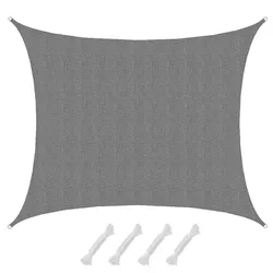 UV Sonnensegel Wasserdurchlässig 6x5 - Rechteckig - Sonnenschutz Garten Terrasse