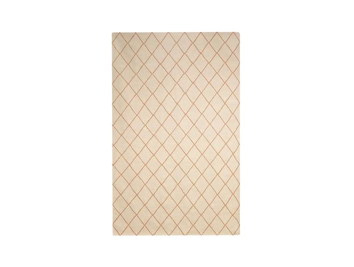 Chhatwal & Jonsson Tapis Diamond Off white/orange, 230x336 cm