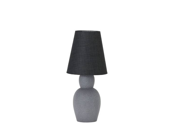 Lampe à poser en ciment gris