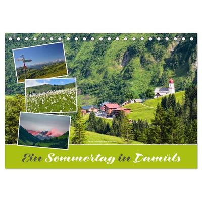 Ein Sommertag in Damüls (Tischkalender 2027 DIN A5 quer), CALVENDO Monatskalender