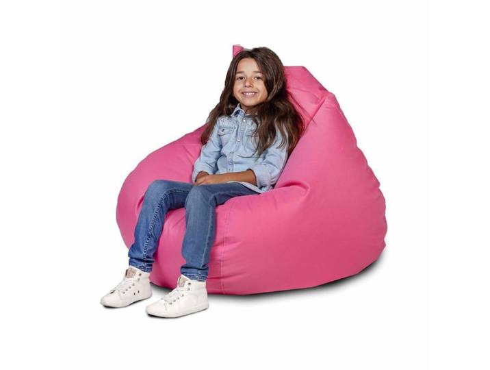 Oscar pouf fauteuil intérieur et extérieur polyester anti-taches avec poignée Rosa Nc10 Ecopuf