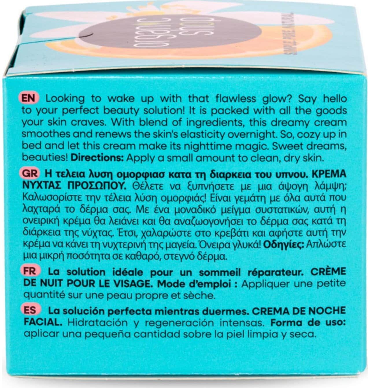 Organic Shop Perfect Beauty Sleep Solution Night Face Cream 50ml