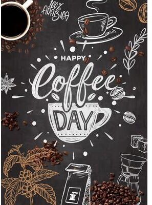 Inspire Essentials Coffee Cup Wall Art Nordic Cafe Canvas Poster Kitchen Bakery Decor 2 50x70cm No Frame
