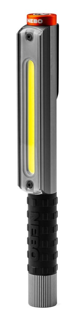 Nebo NE0033-G LED zaklamp met IPX4-bescherming en 2000 mAh oplaadbare batterij