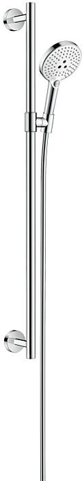 Hansgrohe Raindance Select S 120 Brauseset 2632240 weiss chrom, 90 cm Stange Unica Comfort