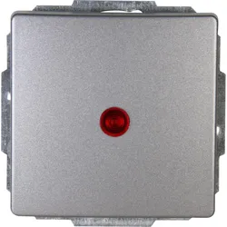 Kopp 601697083 VENEDIG - Kontrollschalter, Farbe: platin