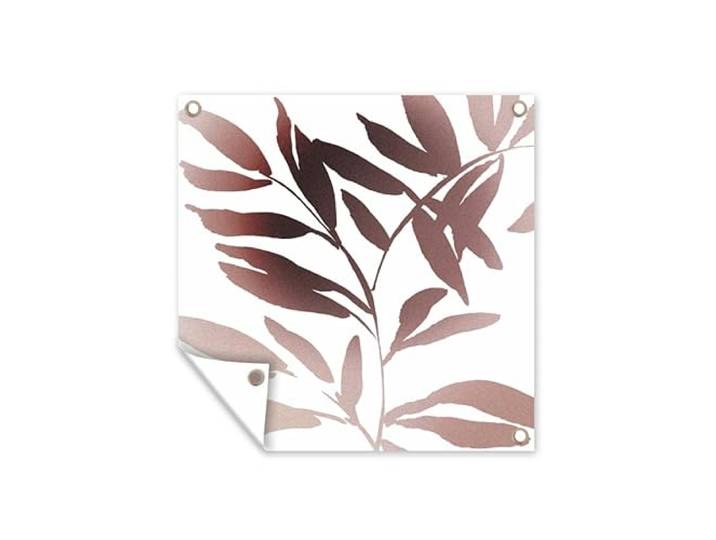 Tuinposter - 200x200 cm - Bladeren - Design - Abstract