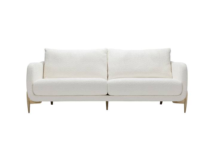 Sofa Leya Polyester, Eiche weiss B 215 T 97 cm