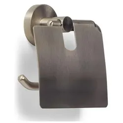 Blue Label, Toilettenpapierhalter, Toiletrulleholder med låg - børstet nikkel