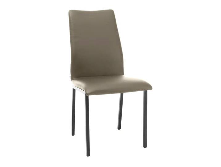 Stuhl Leni, Willisau, idea, taupe, Leder