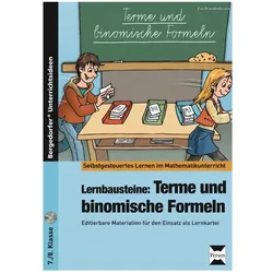 Lernbausteine: Terme und binomische Formeln, Schulbücher von Eva Brandenbusch