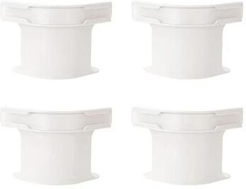Uplift Treasures Heavy Duty Bed Sheet Corner Tightener Clips Set Of 4 white 4pcs