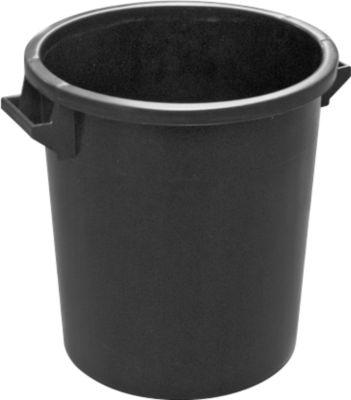 Tonne, aus HDPE, stapelbar 35 Liter, schwarz