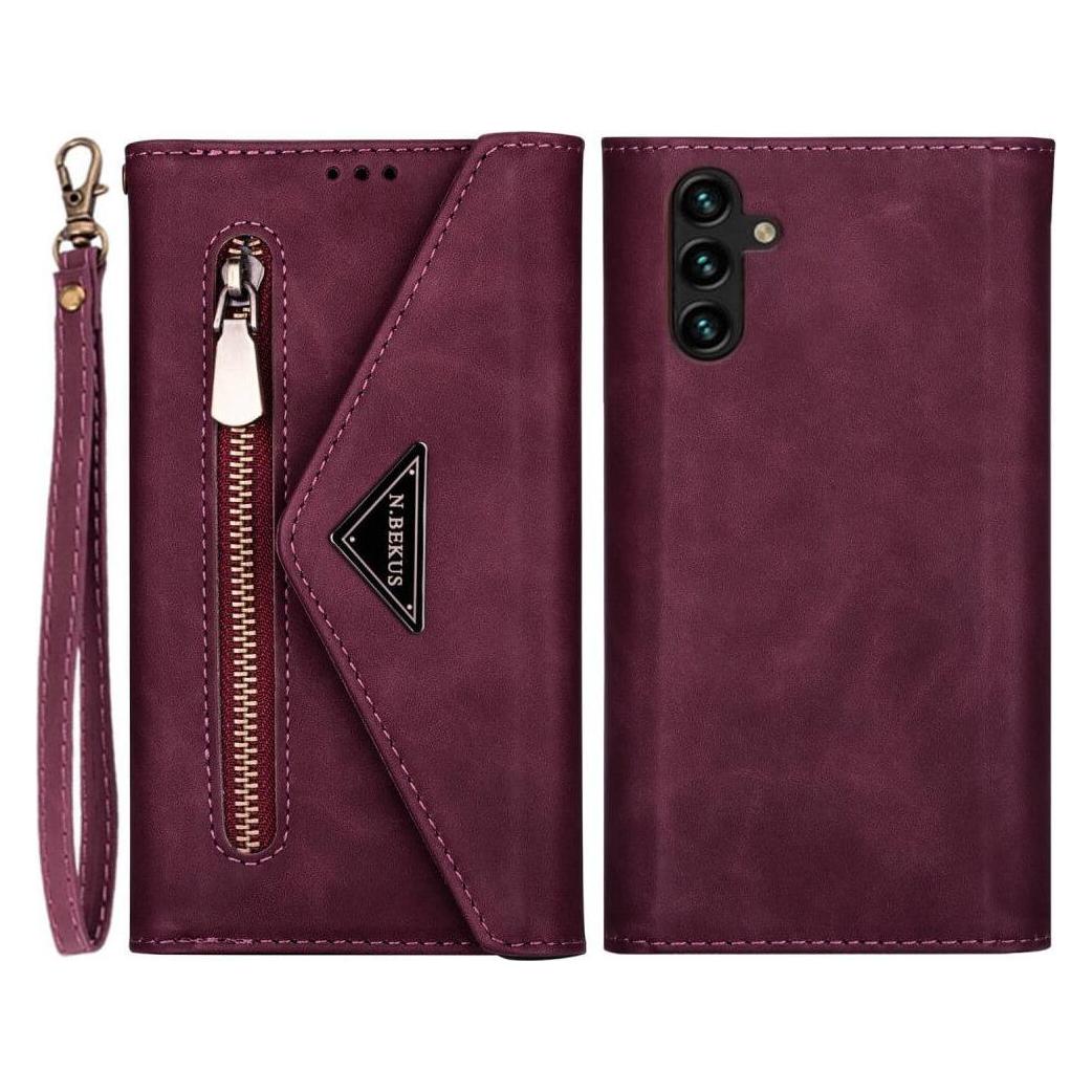 Cover-Discount Galaxy A14 - Brieftaschen Hülle weinrot (Samsung Galaxy A14) (660124794C)