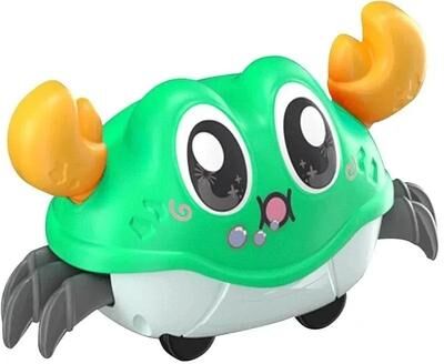 Uplifted Goods Kinetic Simulation Crawling Crab Toy green