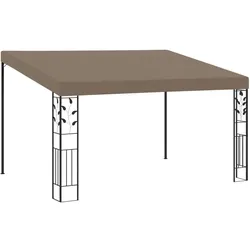 vidaXL Wand-Pavillon 4x3x2,5 m Taupe