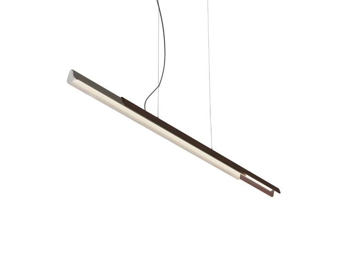 Dala Linear Suspension 3000K Dark Grey/Wood - KDLN - Cuisine - Design - Métal - À ampoule unique