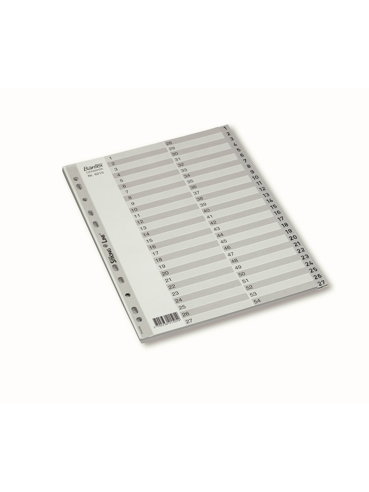 Bantex Strong-LineIndexes 1-54 Grey