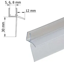 Dusar-ST Dusar Universal-Wasserabweiser Dichtung für.. - Duschkabine