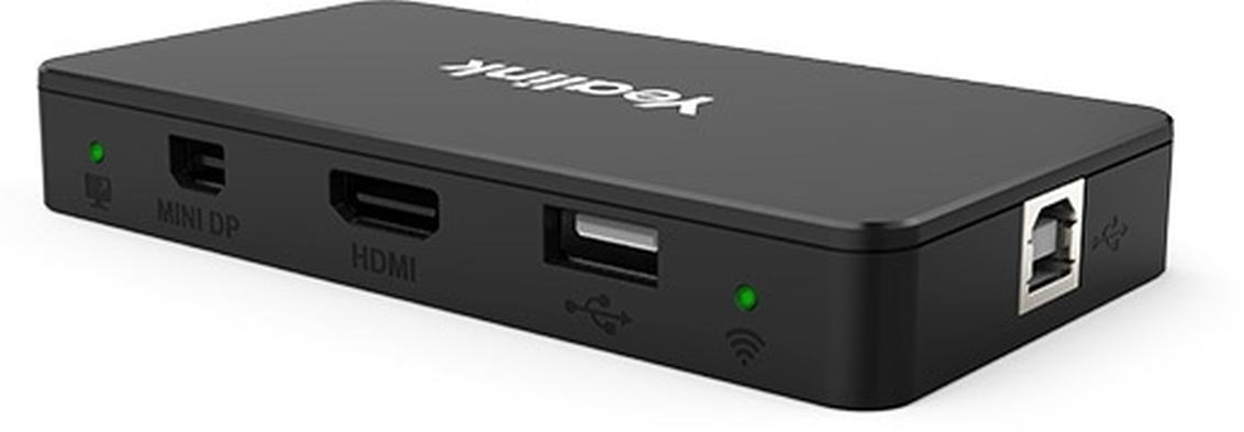 Yealink MSHARE, Schwarz, HDMI, Mini DisplayPort, USB 2.0, USB Typ-B, USB