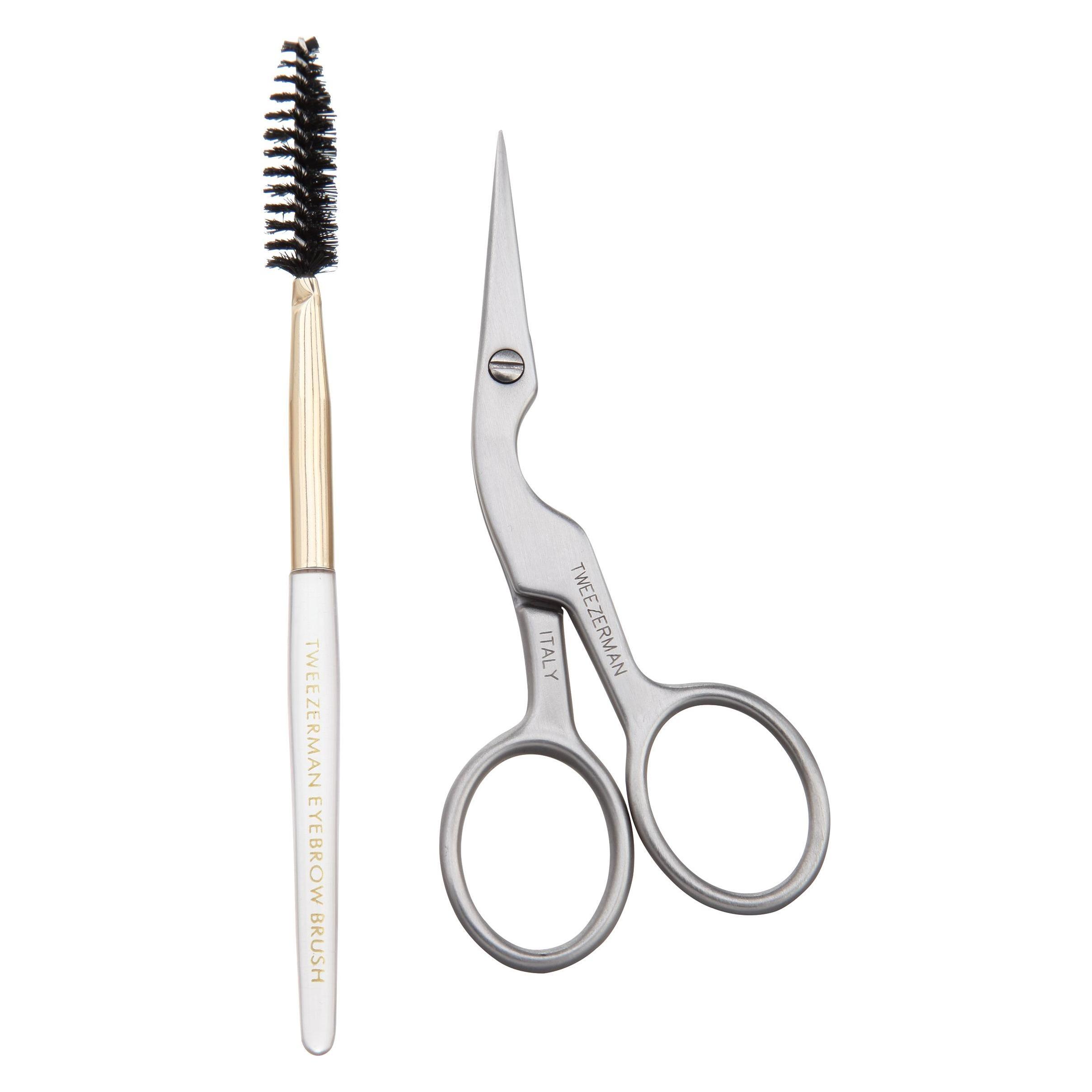 Tweezerman Stainless Brow Shaping Scissors And Brush (Augenbrauen) (3944000)