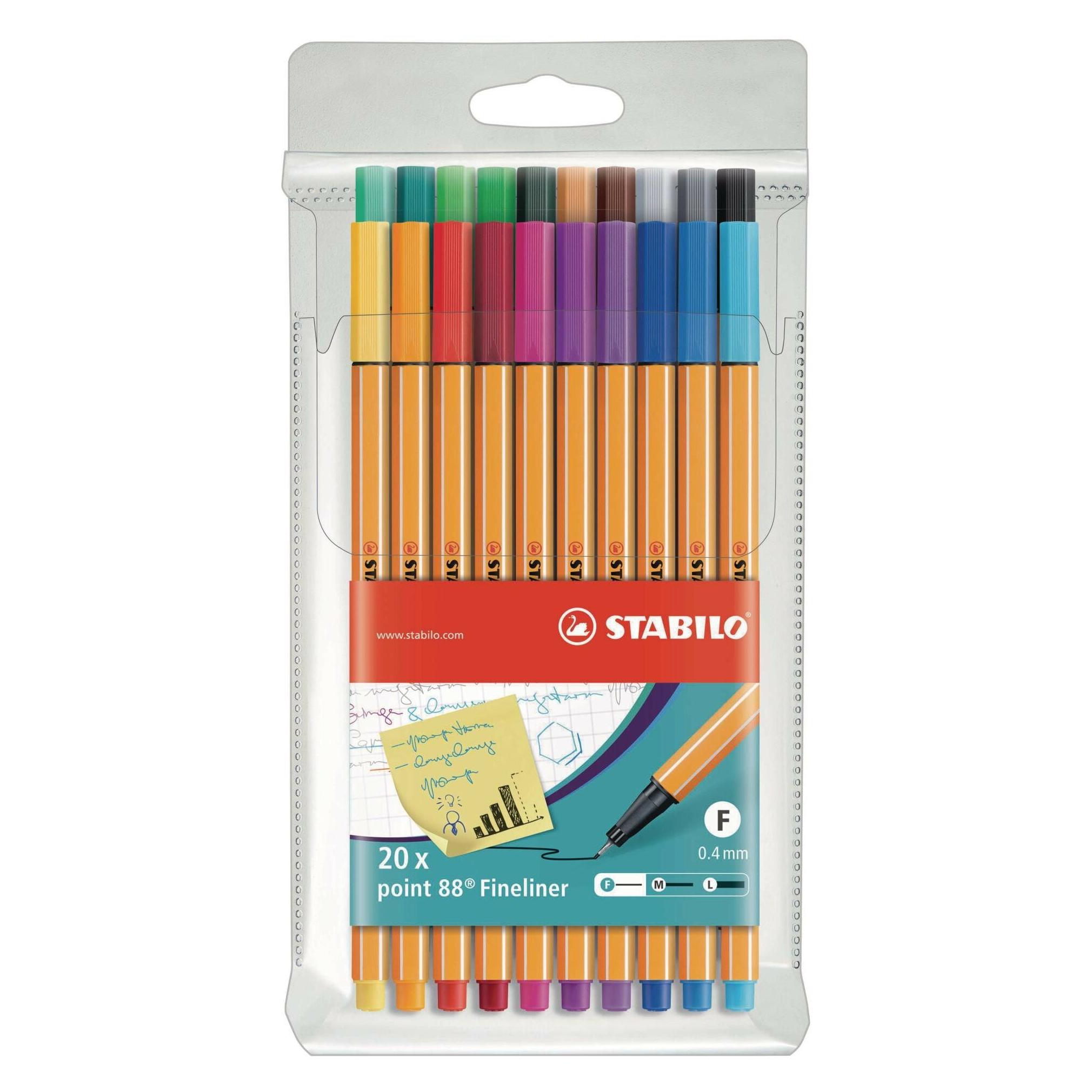 Stabilo point 88 Fineliner (20x) (108820420)
