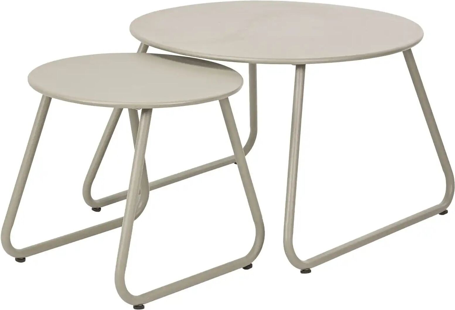 Höffner Beistelltisch-Set  Beistelltisch ¦ beige