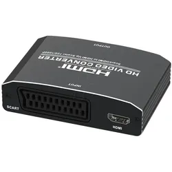 Maxtrack Scart zu HDMI Konverter mit Upscaler (Kamera Konverter), Video Converter