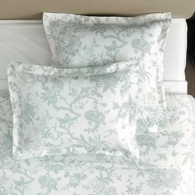 Jardin Toile Sham - Spa Euro - Ballard Designs