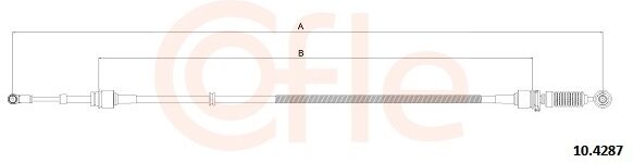 Cofle Seilzug, Schaltgetriebe 10.4287 Für Mini