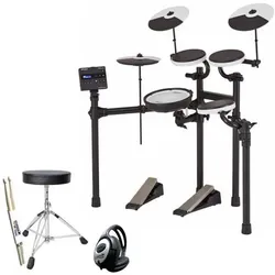Roland TD-02KV E-Drum Schlagzeug mit Zubehör-Set (E-Drum), Schlagzeug