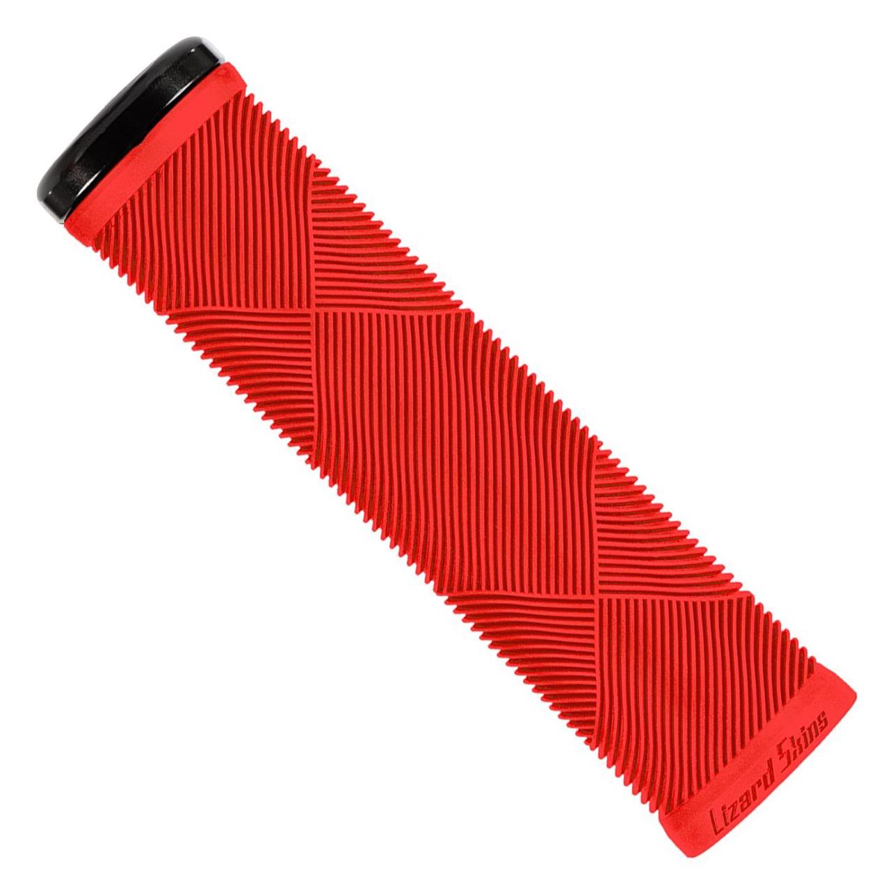 Lizard Skins Umarmungen der Echsenskins Lenkradverlust Einseitiger Lock-On-Schicht-Candy Red Klamry 130 mm (neu 2 (LI9022.RED)