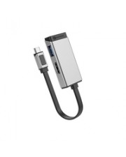 Alogic Adapter 2 in 1 USB-C -> HDMI/USB-A Digital/Daten Digital/Display/Video (ULCHDA-SGR)