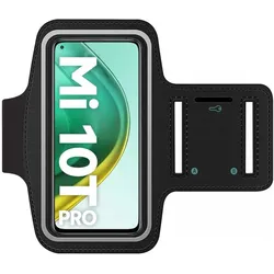 SmartFitness Xiaomi Mi 10T Pro Handy Sport Armband, Smartphone Sportarmband, Schwarz