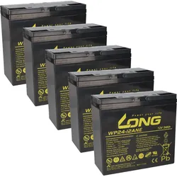 Akkusatz 5x Kung Long 12V (60V) 24Ah für E-Scooter E-Roller E-Mobil