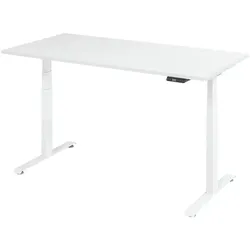 BaseLite Schreibtisch höhenverstellbar (elektrisch) »Base« 160 cm Gestell weiß weiß, 160x129.5x80 cm