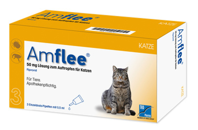 TAD Pharma GmbH AMFLEE 50 mg Spot-on Lösung z.Auftropfen f.Katzen 3 St 11099757