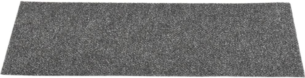 Ebern Designs Brandun Self-adhesive Stair Mats Anthracite Grey/Brown 60cm x 25cm