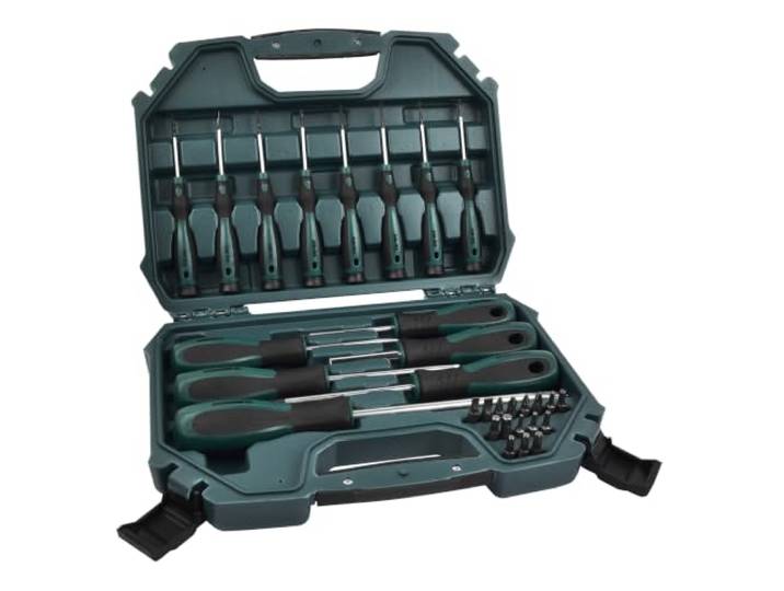 Brüder Mannesmann Tools M11820 Screw and Bit Set 30 Pieces