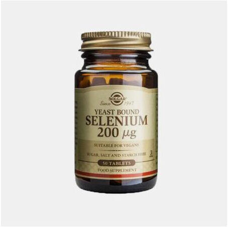 SELENIUM 200ug 50 COMPRIMIDOS SOLGAR