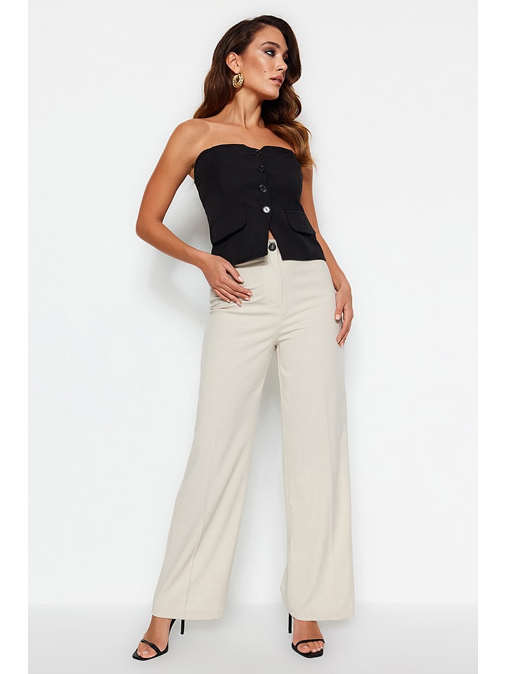 trendyol Hose in Creme - 36