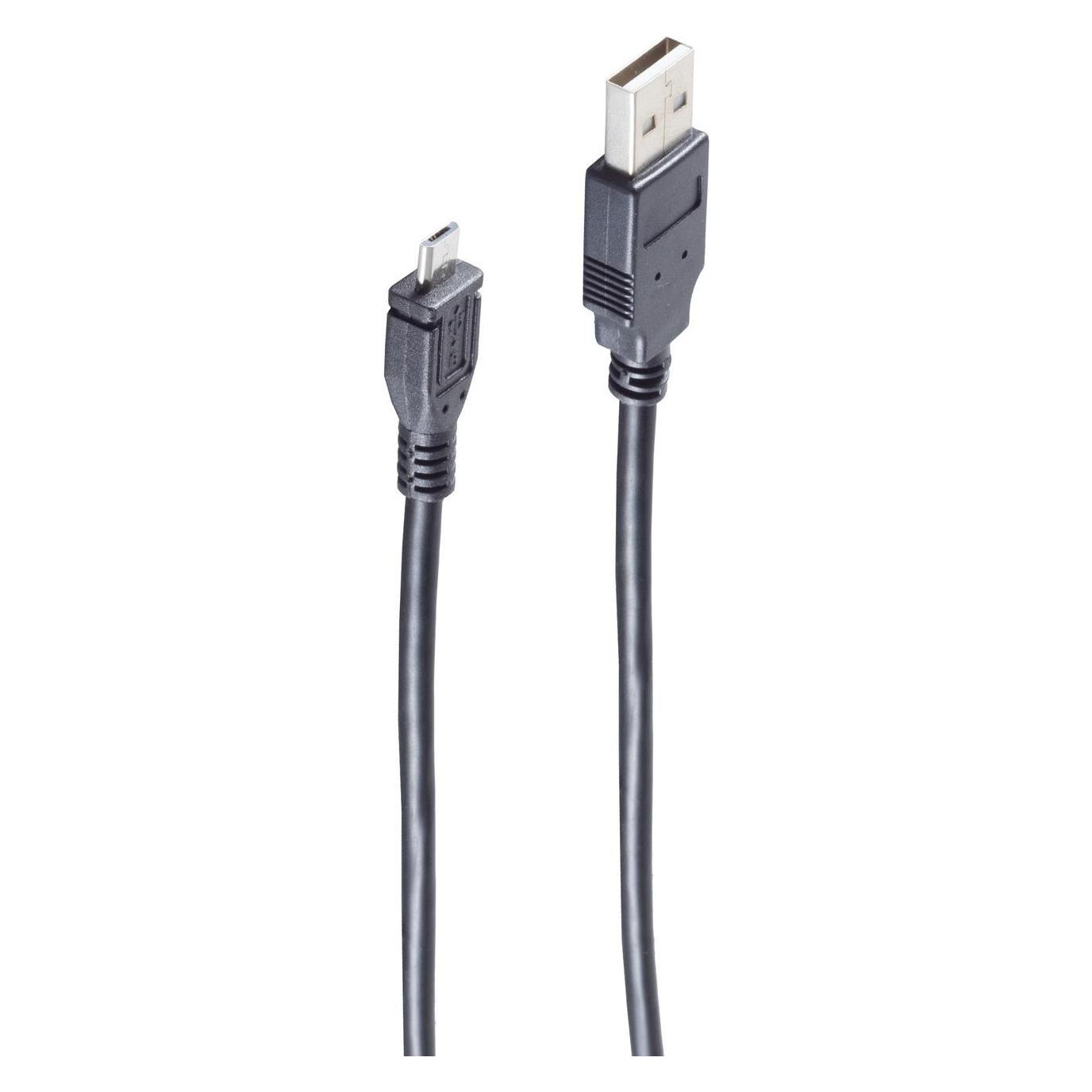 Shiverpeaks BS14-11025. Kabellänge: 1 m, Anschluss 1: USB A, Anschluss 2: Micro-USB B, USB-Version: USB 2.0, Max (1 m, USB 2.0) (BS14-11025)