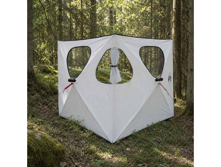 vidaXL Huntingzelt Weiß Blackout 145 x 145 x 150 cm