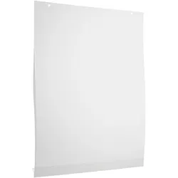 10 Plakattaschen, DIN A2 Hochformat, mit 2 Rundlöchern, Hart-PVC, matt transparent